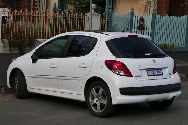 Carte grise Peugeot 207